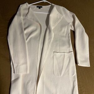 J.Crew Juliette collarless sweater-blazer - Cream - XS